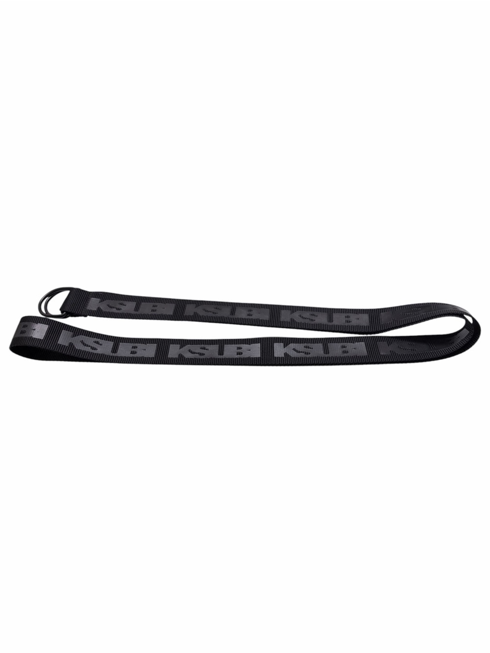 Ksubi Black Logo Webbed D-Ring Belt Streetwear Casual Woven Mens Streetwear